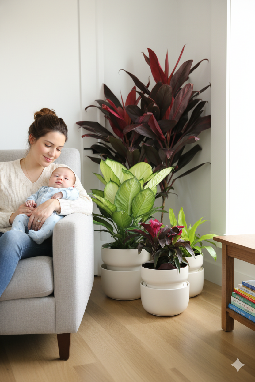 Thriving Plants for Busy New Moms