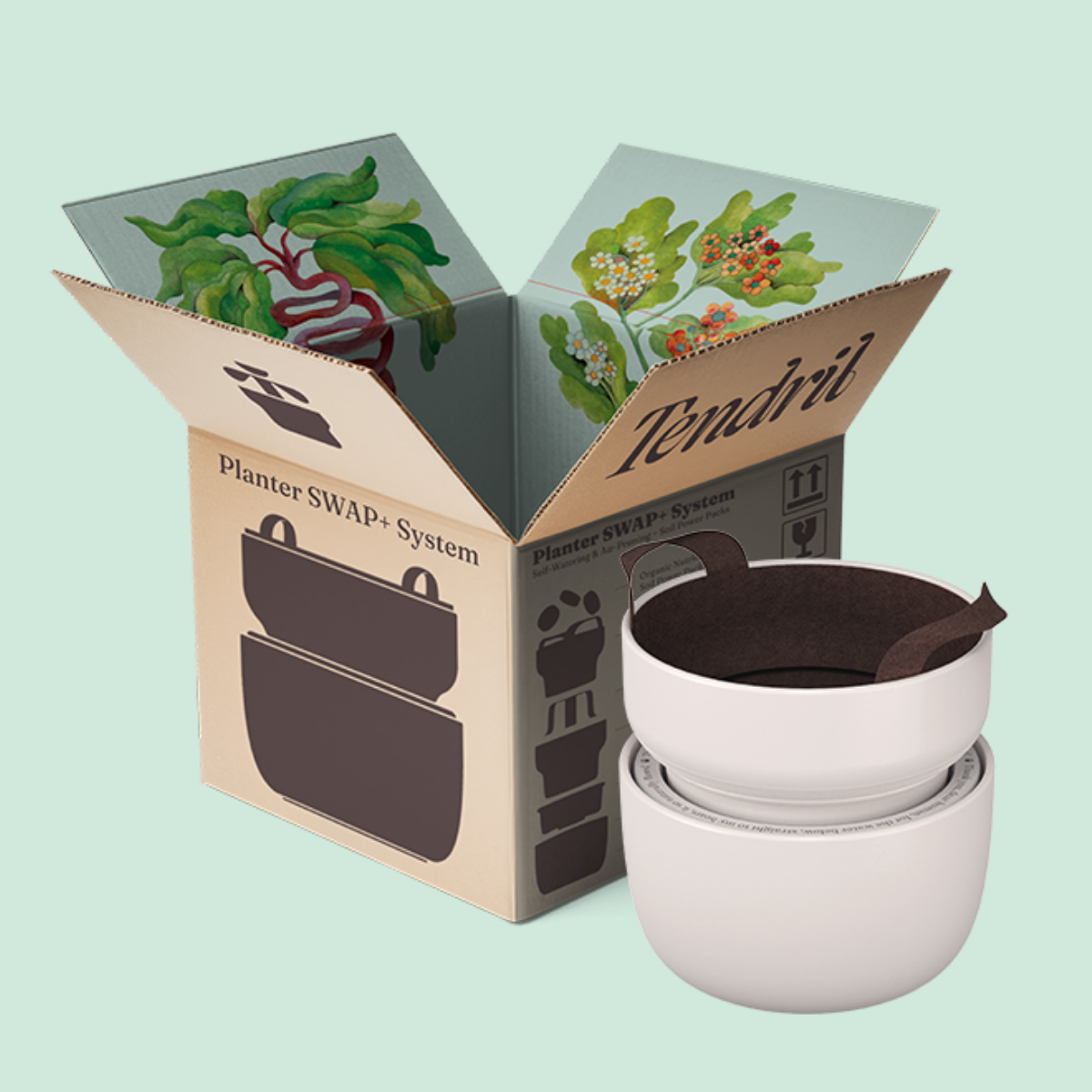 self watering system for planter boxes The Tendril Planter Bundle
